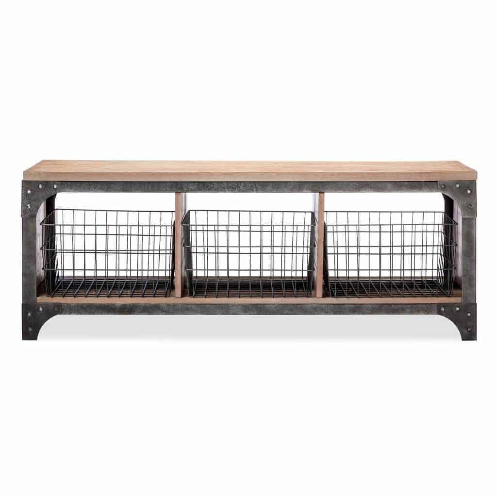 Industrial Farmhouse Entryway Bench At Tar The