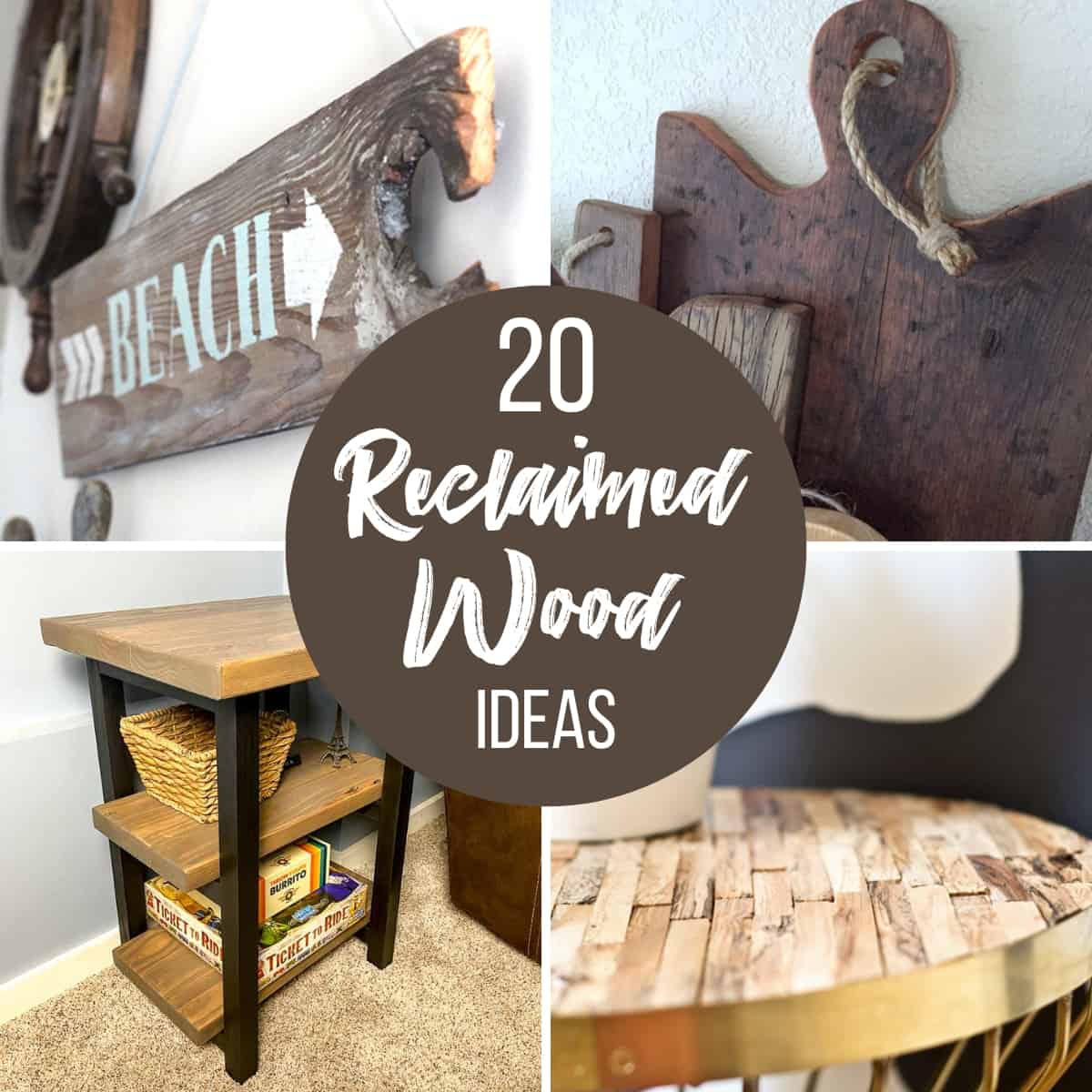20 Reclaimed Wood Ideas Featured Image 