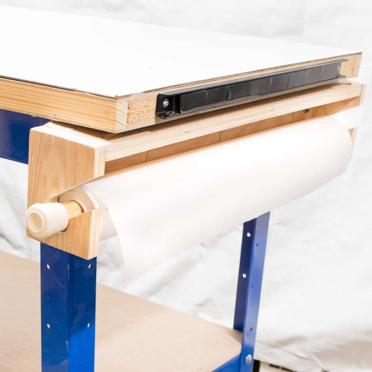 DIY Kraft Paper Roll Holder Tutorial (Cheap & Easy!) - Making