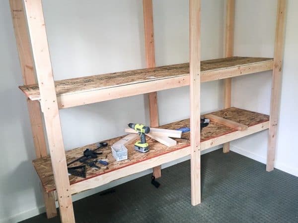 How to Build Storage Shelves for Less than $75 - The Handyman's Daughter