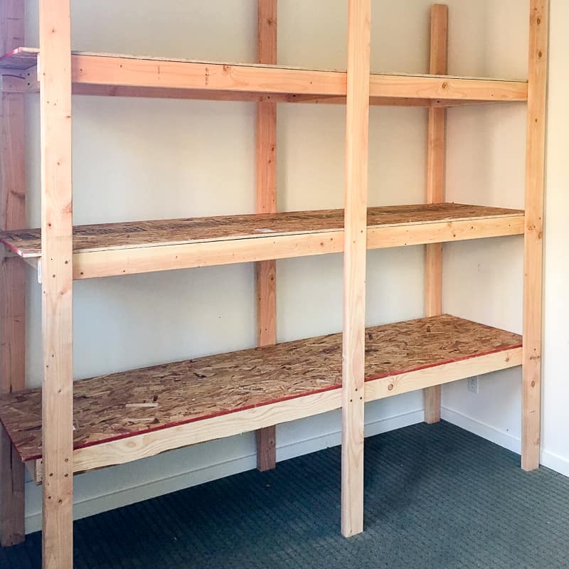 How to Build Storage Shelves for Less than $75 - The ...