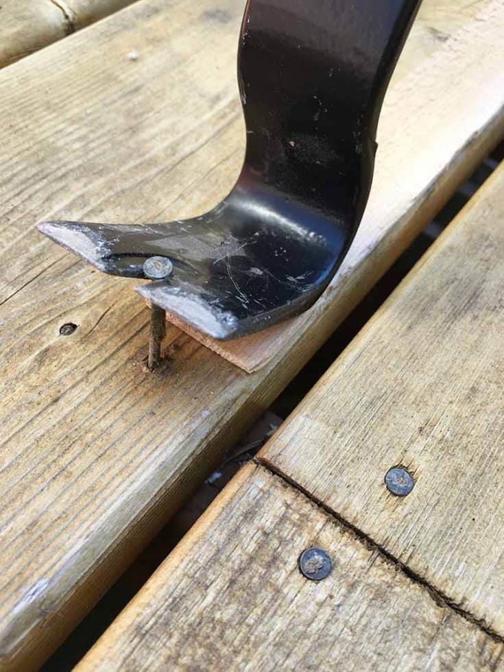 How to Fix Warped Deck Boards - The Handyman's Daughter