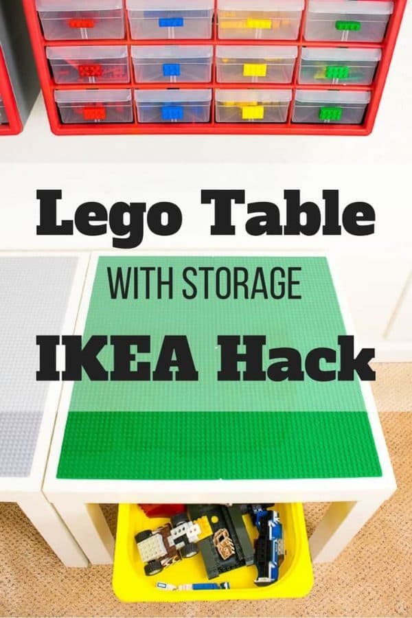 DIY Lego Table with Storage - The Handyman's Daughter