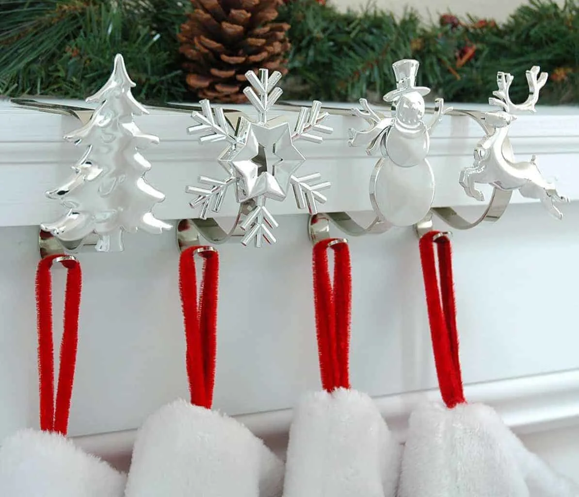 Classy (and affordable!) DIY Stocking Hanger - Maison de Pax