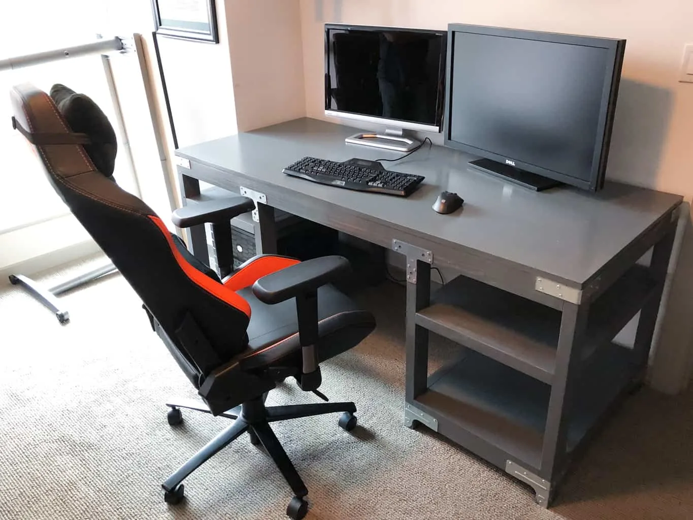 Computer Desk, Woodworking Project