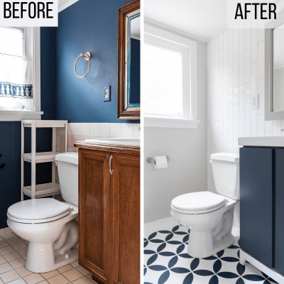 Half Bath Remodel Reveal! - The Handyman's Daughter