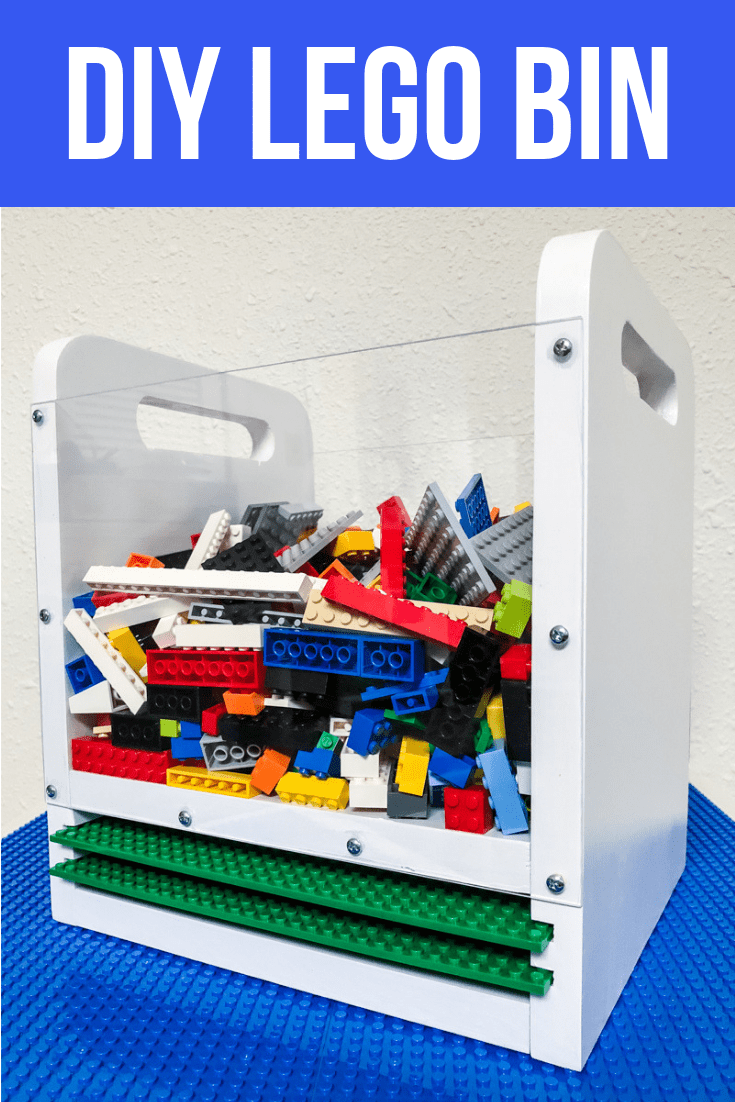 DIY Lego Tray with Organizer - The Handyman's Daughter