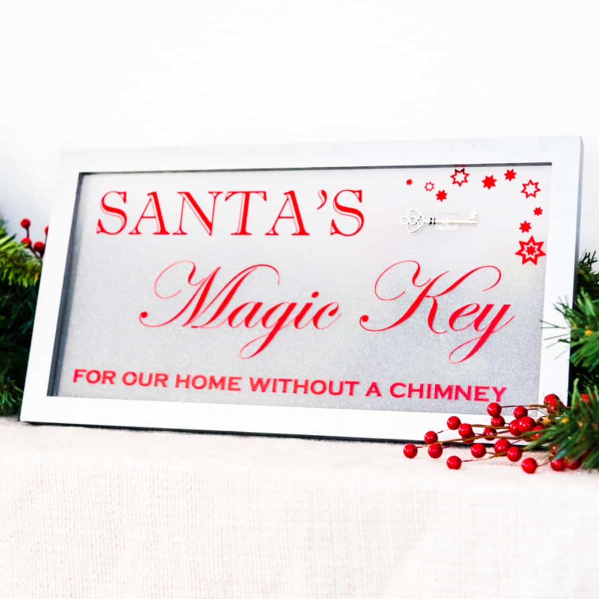 DIY Sign for Santa's Magic Key - Burton Avenue