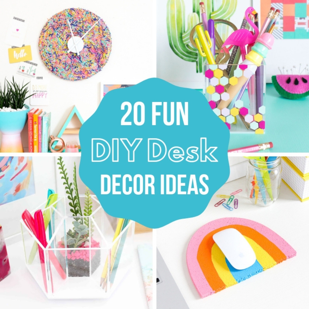 DIY Desk Decor! Cute + Affordable 