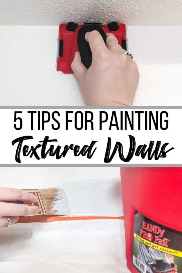 5 Tricks for Painting Textured Walls - The Handyman's Daughter
