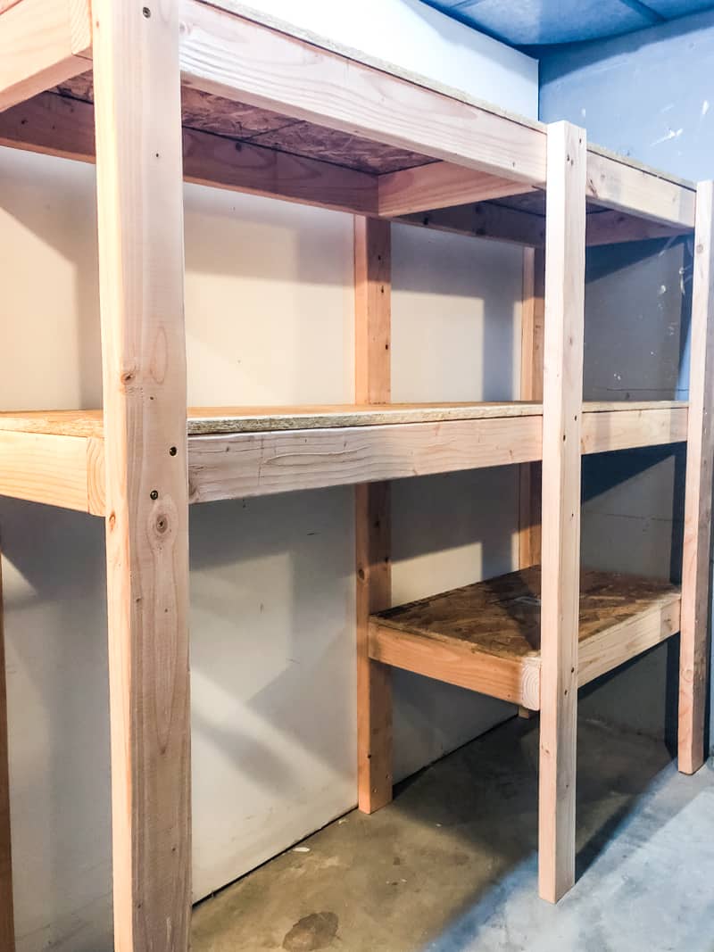 DIY Garage Shelves with Plans - The Handyman's Daughter