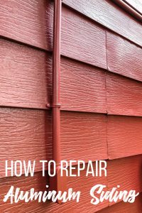 How to Repair Aluminum Siding - The Handyman's Daughter