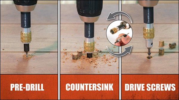 How to Countersink Screws - The Handyman's Daughter