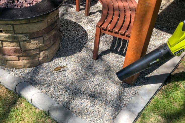 How to Make a Pea Gravel Patio in a Weekend - The Handyman's Daughter