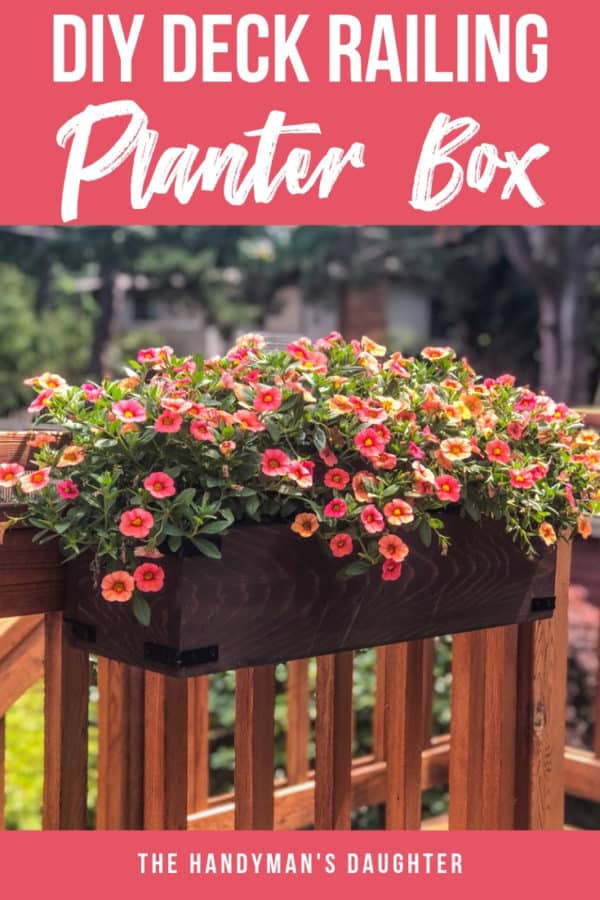 DIY Railing Planters for your Deck or Balcony The Handyman's Daughter