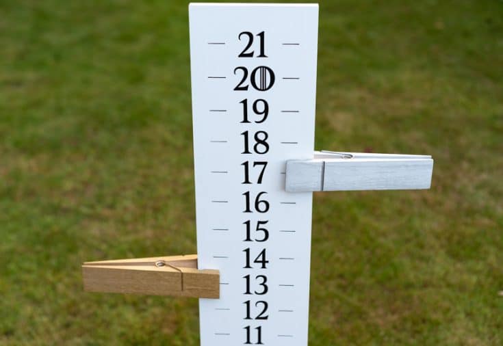 Easy DIY Cornhole Scoreboard with Free Plans The Handyman's Daughter