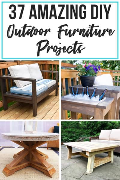 37 Amazing DIY Outdoor Furniture Plans - The Handyman's Daughter