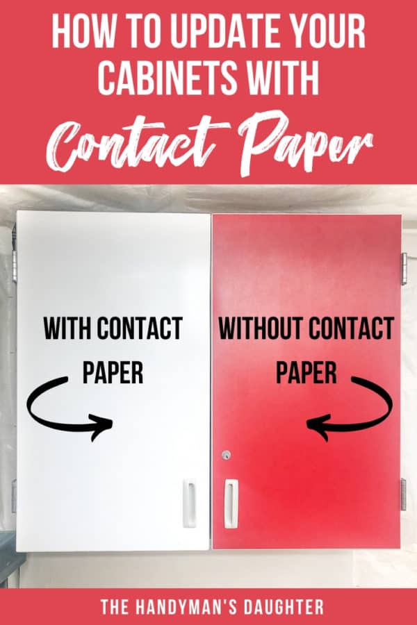 How To Update Cabinets With Contact Paper The Handyman S Daughter   How To Update Your Cabinets With Contact Paper Pin 1 1 600x900 