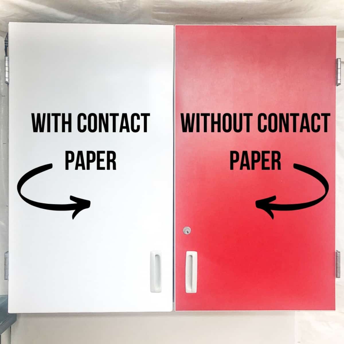 How to Update Cabinets with Contact Paper - The Handyman's Daughter