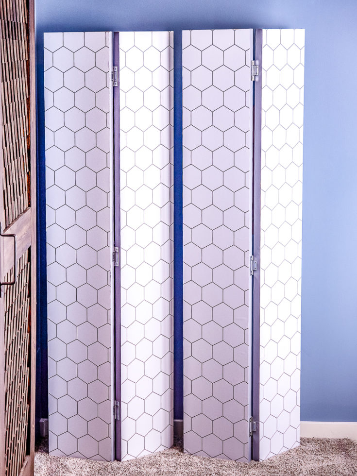 DIY Room Divider Or Privacy Screen The Handyman S Daughter   Diy Room Divider Pattern Side 2 735x980 