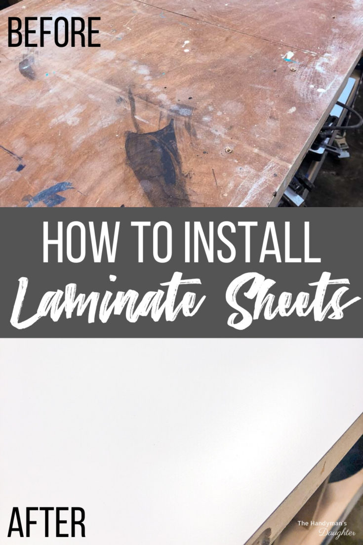 How To Cut And Install Laminate Sheets The Handymans Daughter 7100