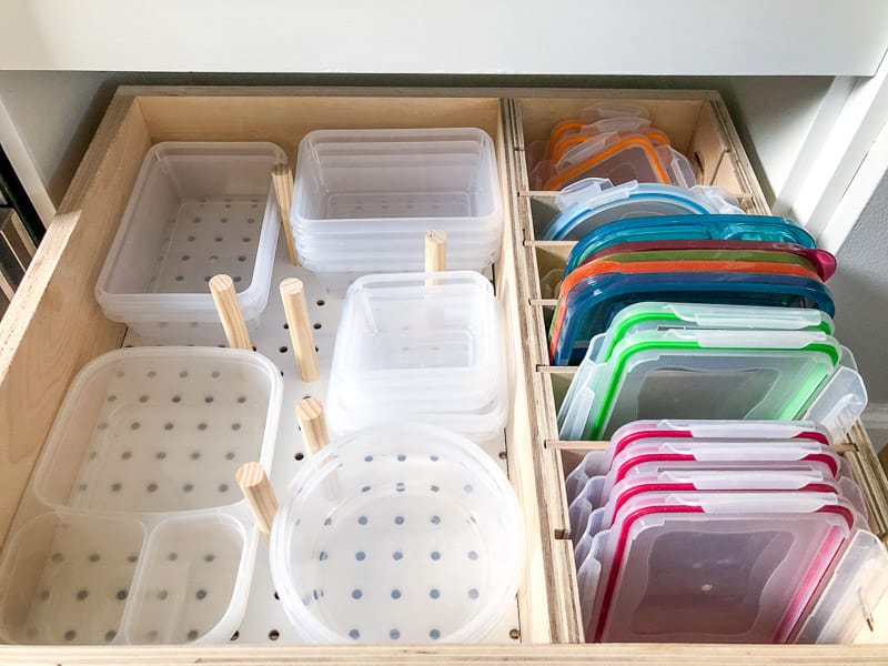 DIY Drawer Organizer for Plastic Containers and Lids The Handyman's