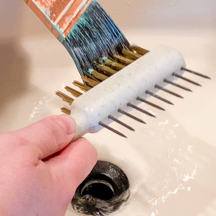 paint brush comb cleaner