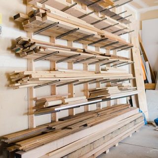 15 Smart Lumber and Scrap Wood Storage Ideas - The Handyman's Daughter