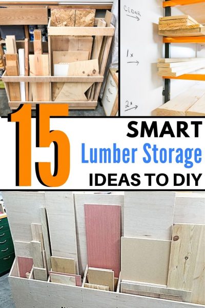 15 Smart Lumber and Scrap Wood Storage Ideas - The Handyman's Daughter