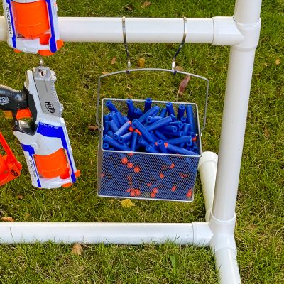 DIY Nerf Gun Storage Rack - The Handyman's Daughter