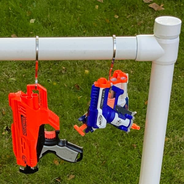 DIY Nerf Gun Storage Rack - The Handyman's Daughter