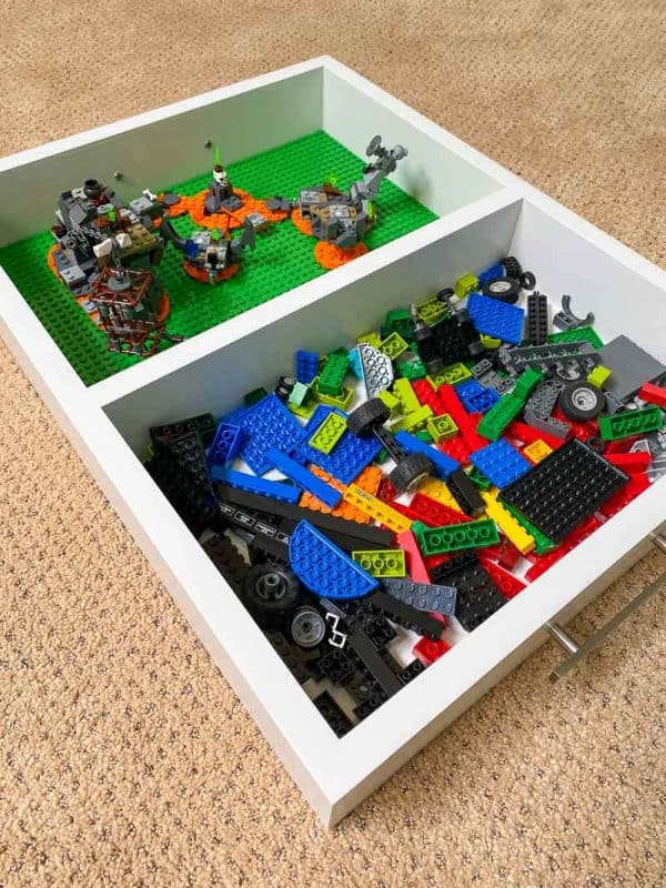 lego tray with storage