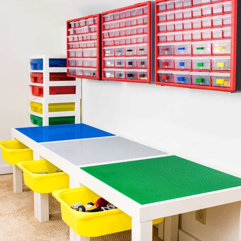 DIY Ikea Lego Table: aka The Super Secret Project: The Day the