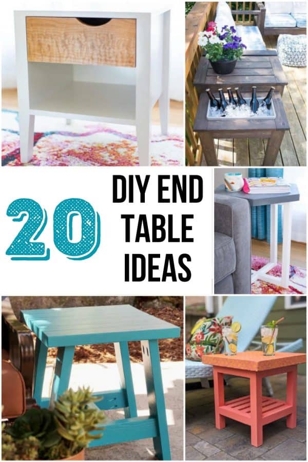 20 Amazing DIY End Table Plans and Projects - The Handyman's Daughter