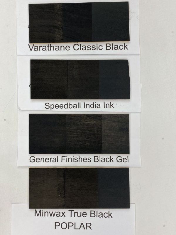 Black Wood Stain Color Comparison Test The Handyman's Daughter