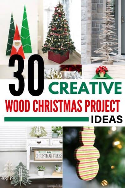 30 Creative DIY Wood Christmas Decorations - The Handyman's Daughter