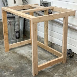 DIY Miter Saw Station with Plans - The Handyman's Daughter