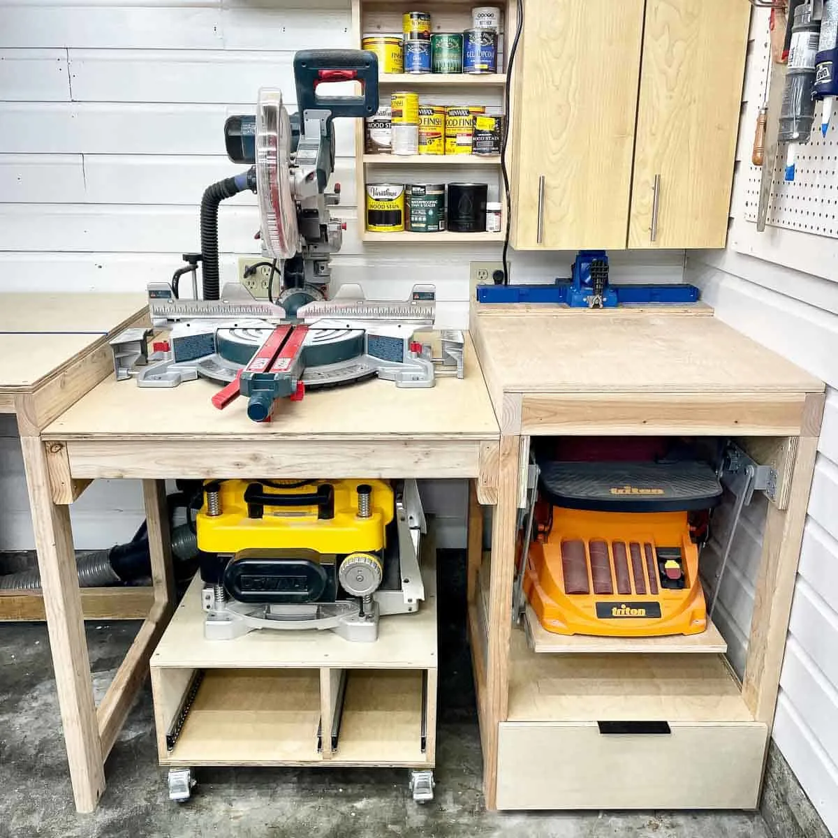 How To Build A Mobile Shop Stand, Planer