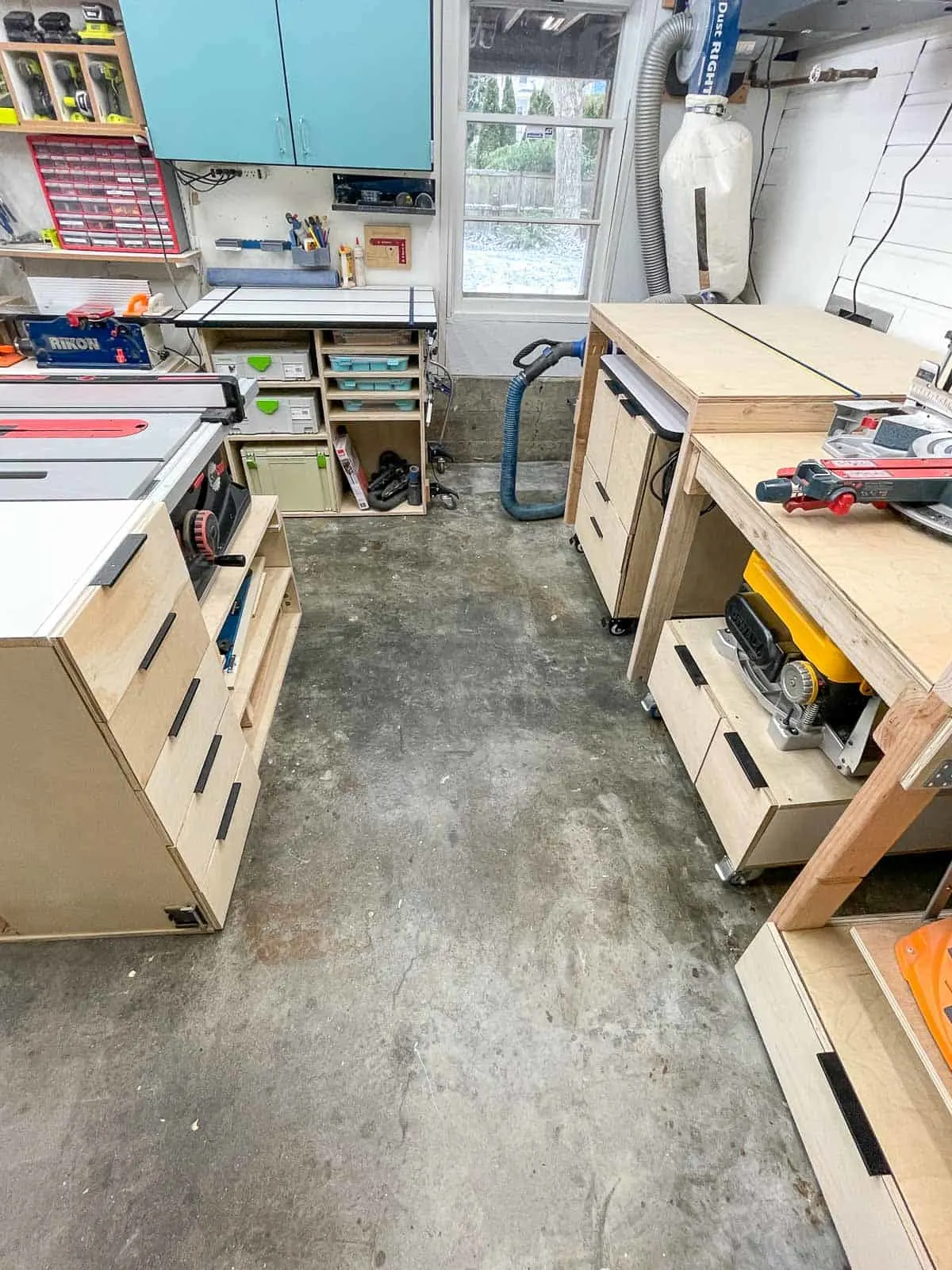 Shop Garage Storage, Small parts bin shelf. DIY 