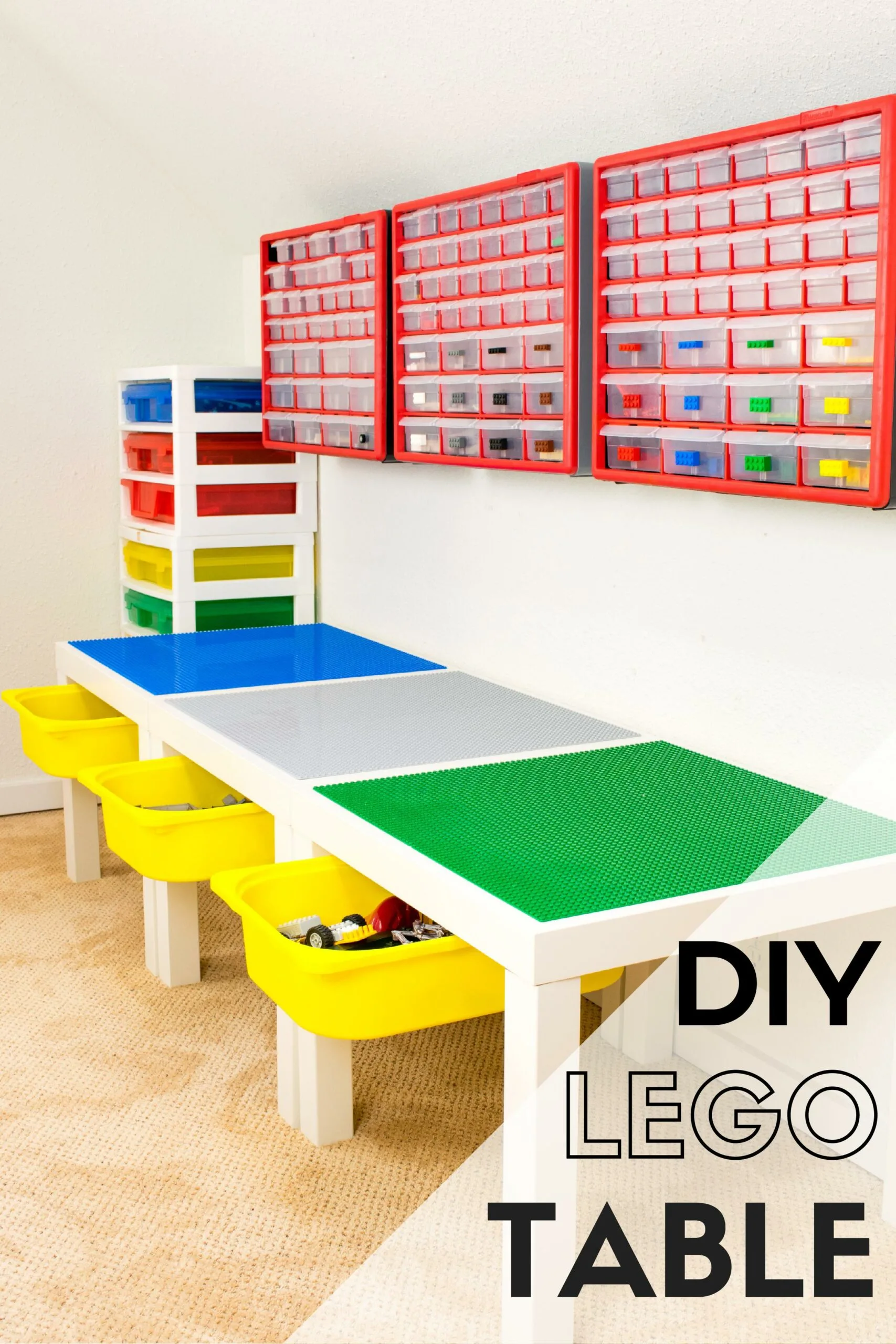 Wooden LEGO Box  Lego boxes, Lego room, Lego table