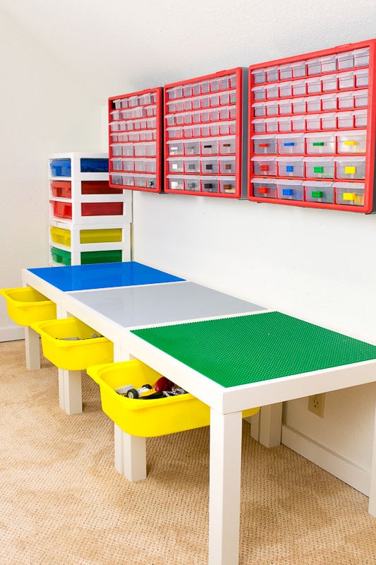 Easy DIY Lego Table with Storage - The Handyman's Daughter