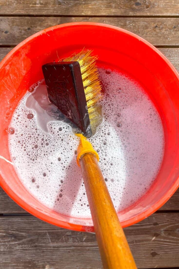 Homemade Deck Cleaner [Safe for Plants & Pets] The Handyman's Daughter