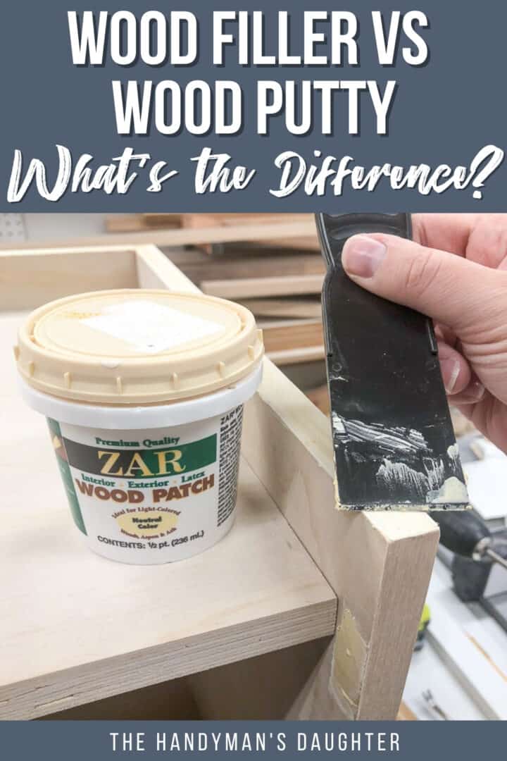 Wood Filler vs Wood Putty - What's the Difference? - The Handyman's ...