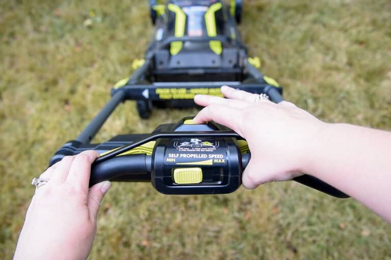 Ryobi Self Propelled Electric Lawn Mower Review The Handyman S Daughter