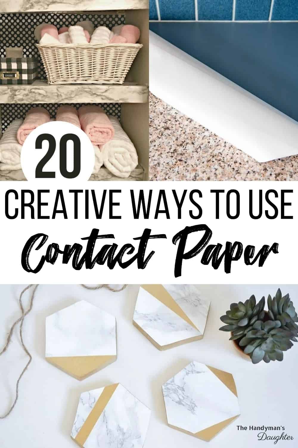 11 Clever Contact Paper Uses - How to Re-Do Furniture & More With