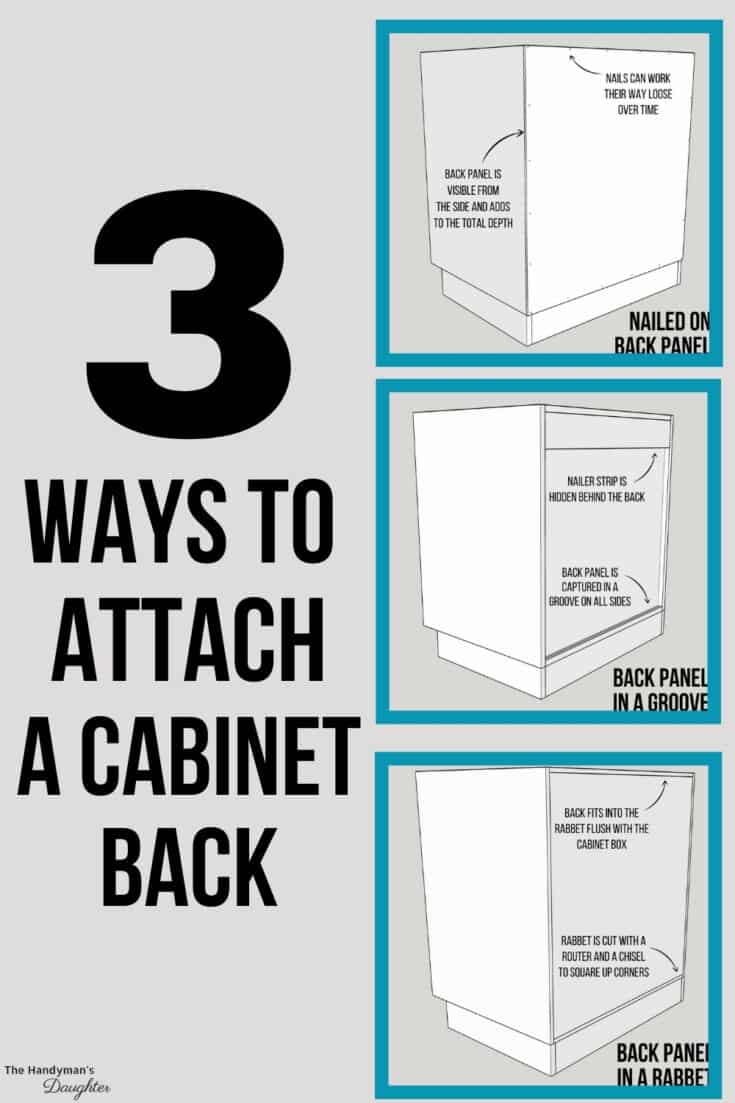 3 Ways to Attach a Back Panel The Handyman's Daughter