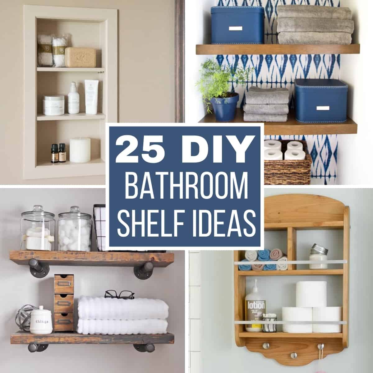 small bathroom shelf ideas