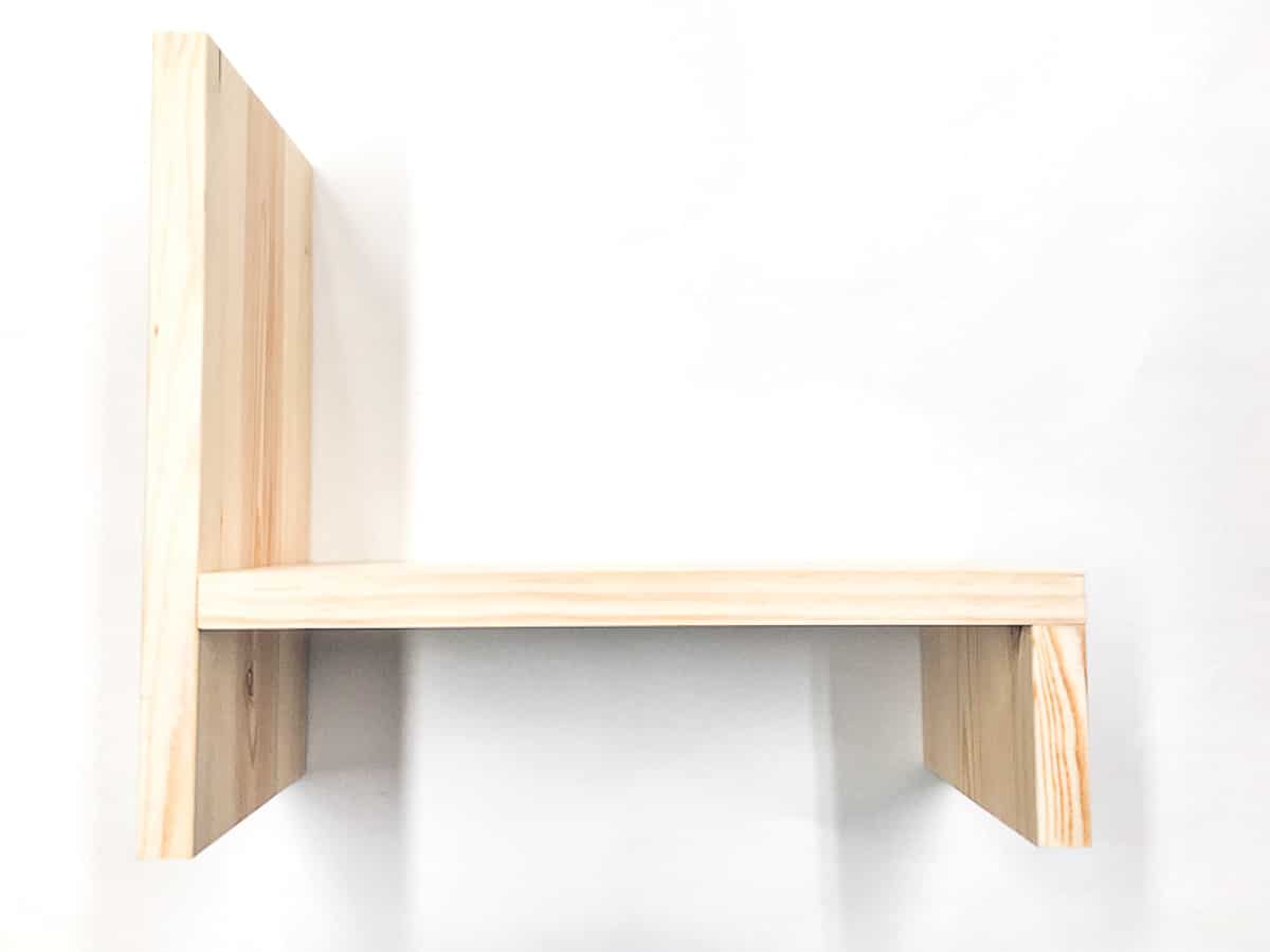Easy Adjustable DIY Desk Shelf [with plans] - The Handyman's Daughter