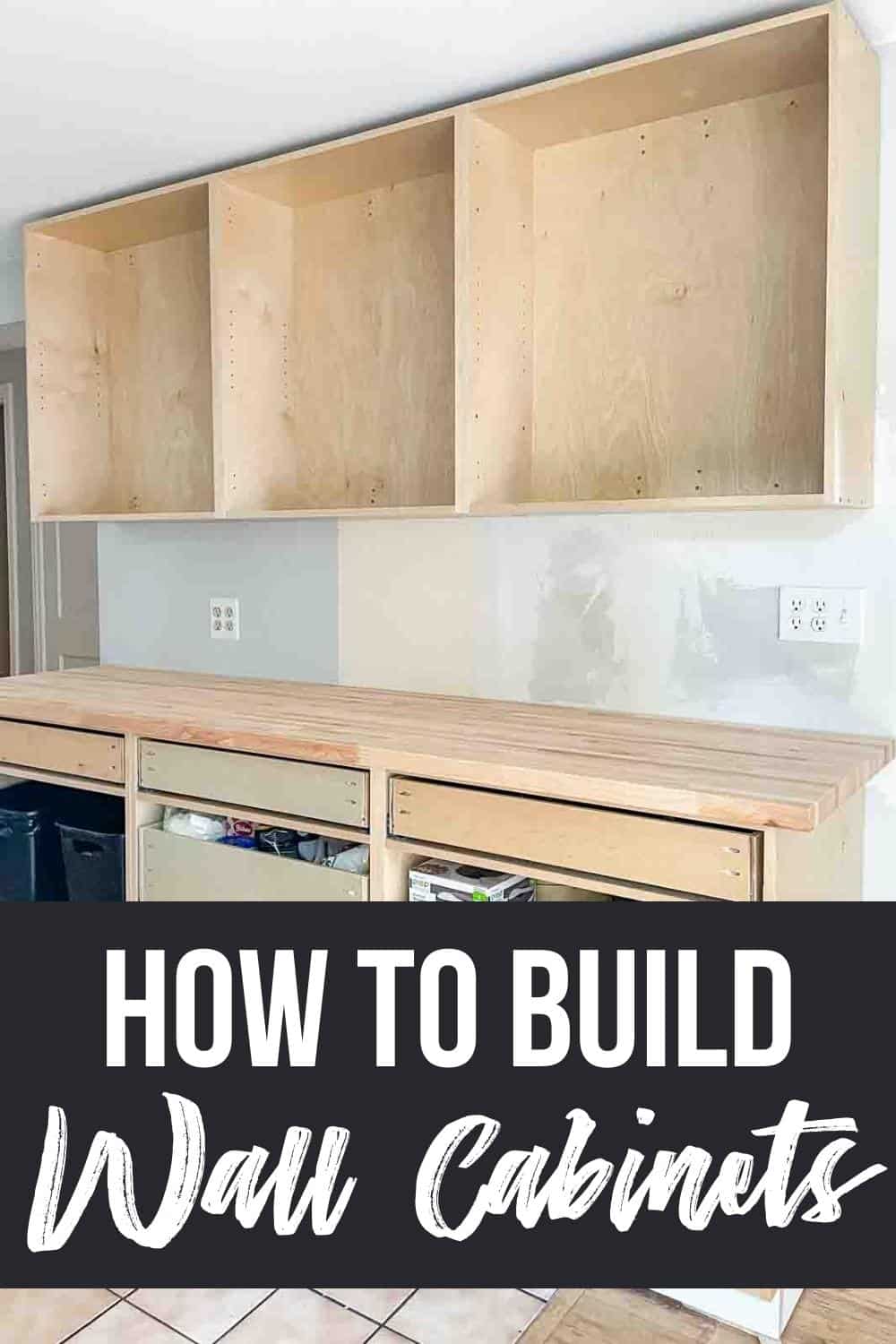 How To Build Wall Cabinets Pin 1 