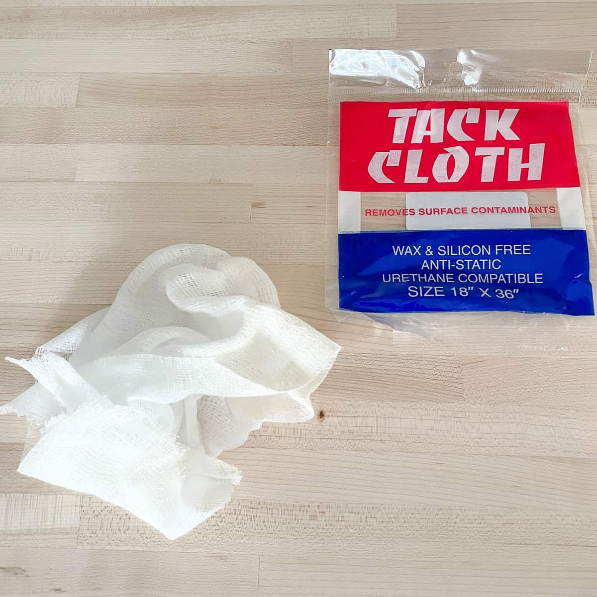 Tack Cloths, When Not to Use, Wood Finishing
